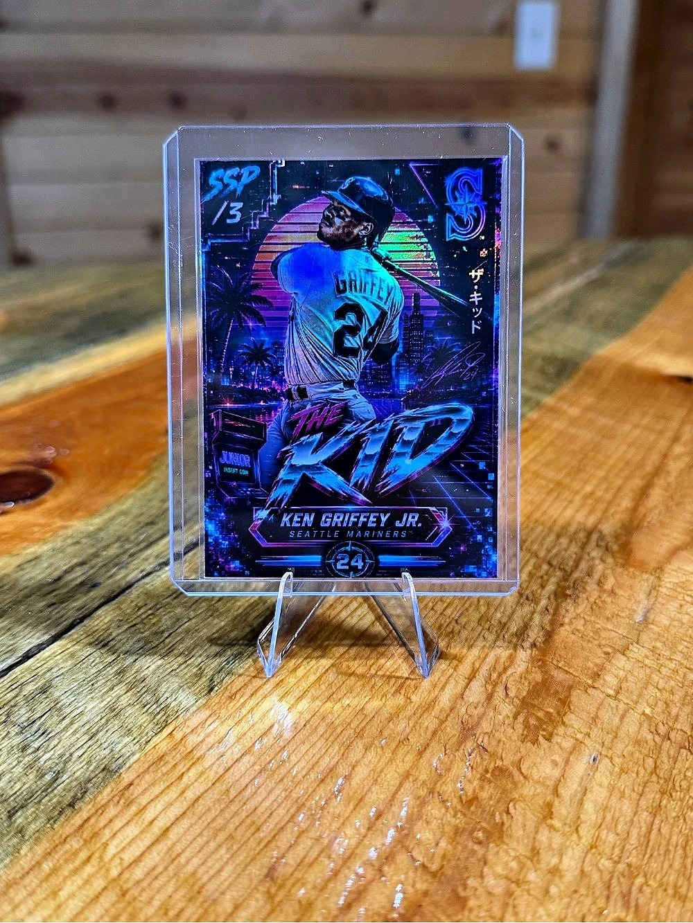 Ken Griffey Jr. SSP Seattle Mariners Custom Baseball Card